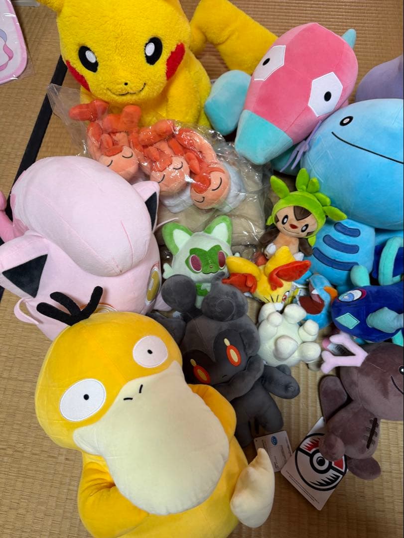 ポケモンぬいぐるみ　16体　まとめ売り　ピカチュウ