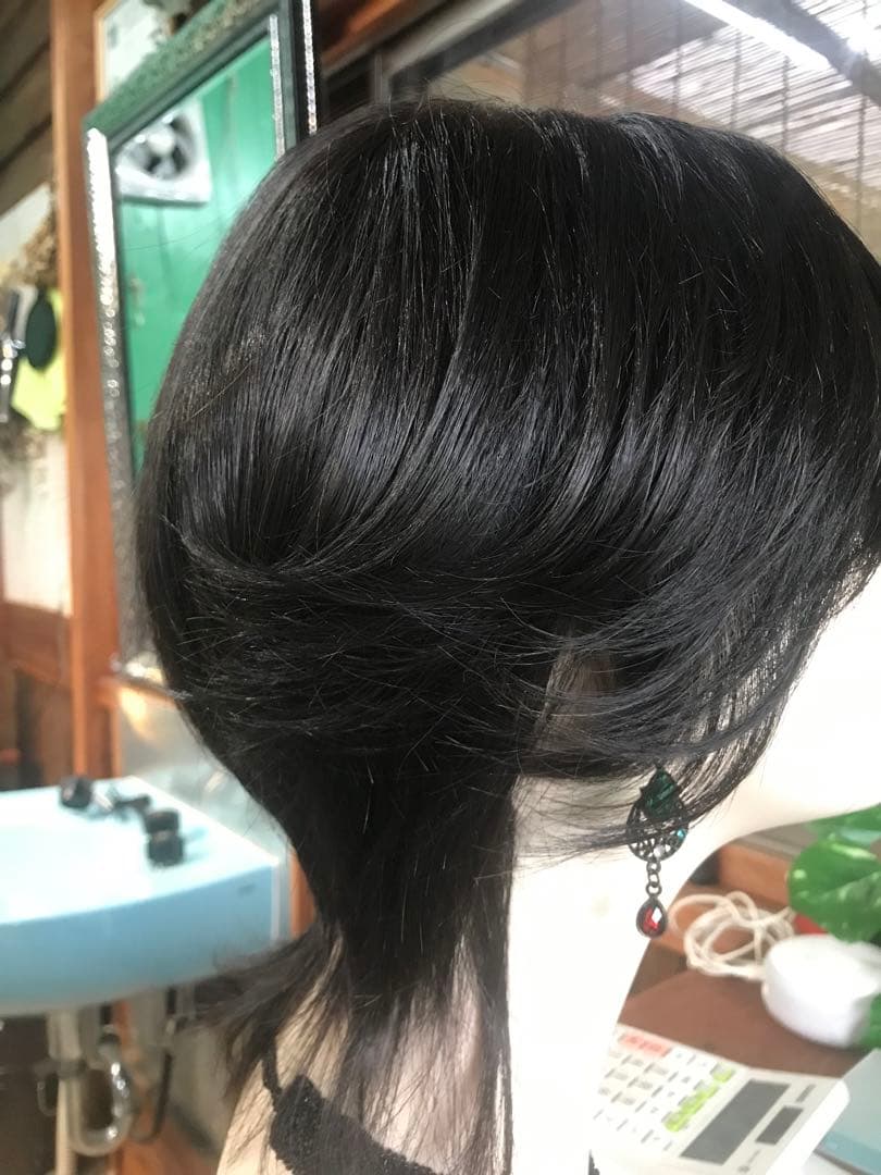 医療用フルウィッグ　ショートウルフ