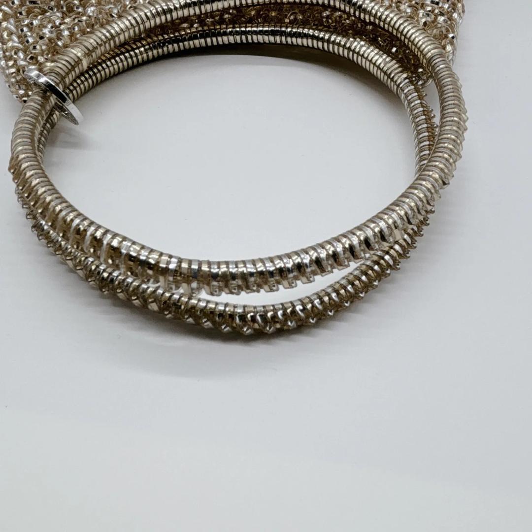 アンテプリマ　ワイヤーバッグ　ゴールド　レディース