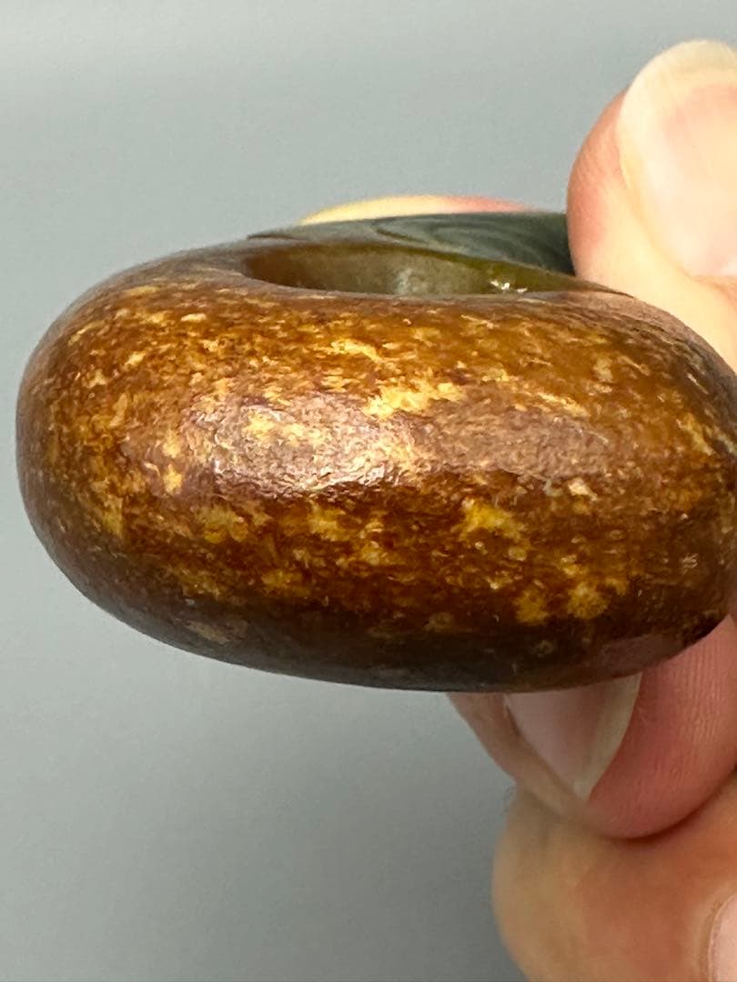 中国古美術 古玉文化 紅山文化 玉豚龍 祭祀器 美品 磁石に反応あり