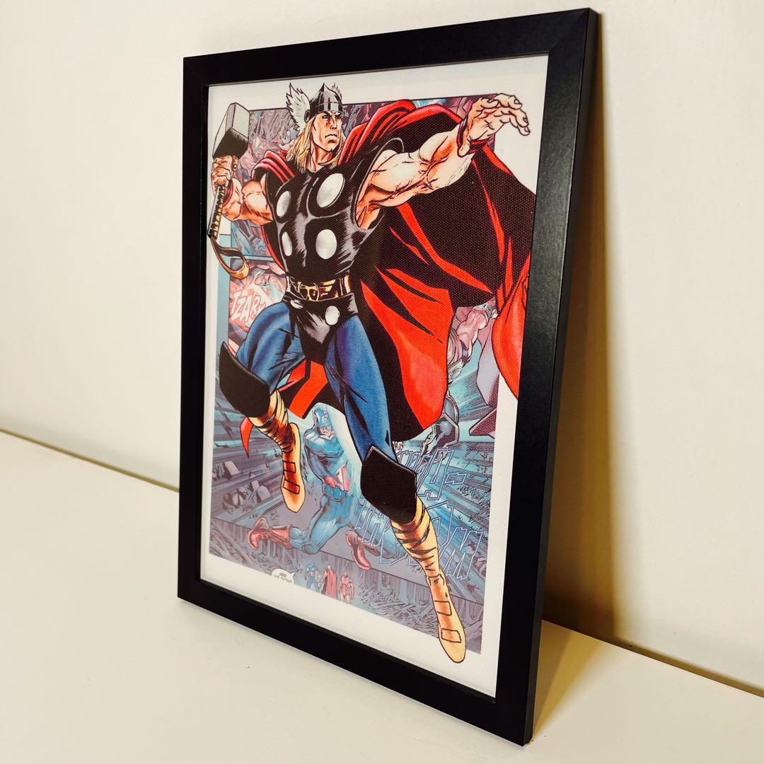 専用出品】額付きポスター アメコミ 4枚セット(新品)