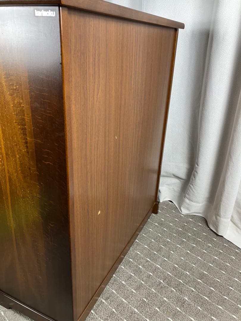 最終値下げ カリモク コロニアル サイドチェスト / レトロ電話台