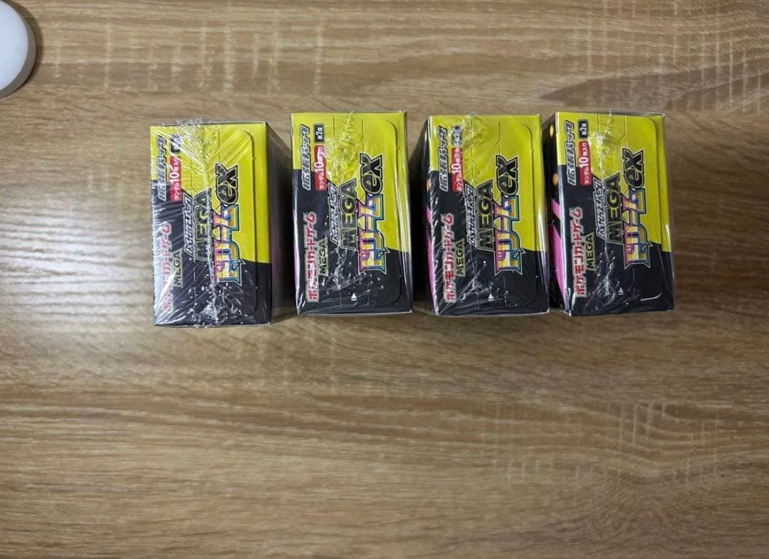 ポケモンカードゲームメガドリームex　シュリンク付　４BOXセット