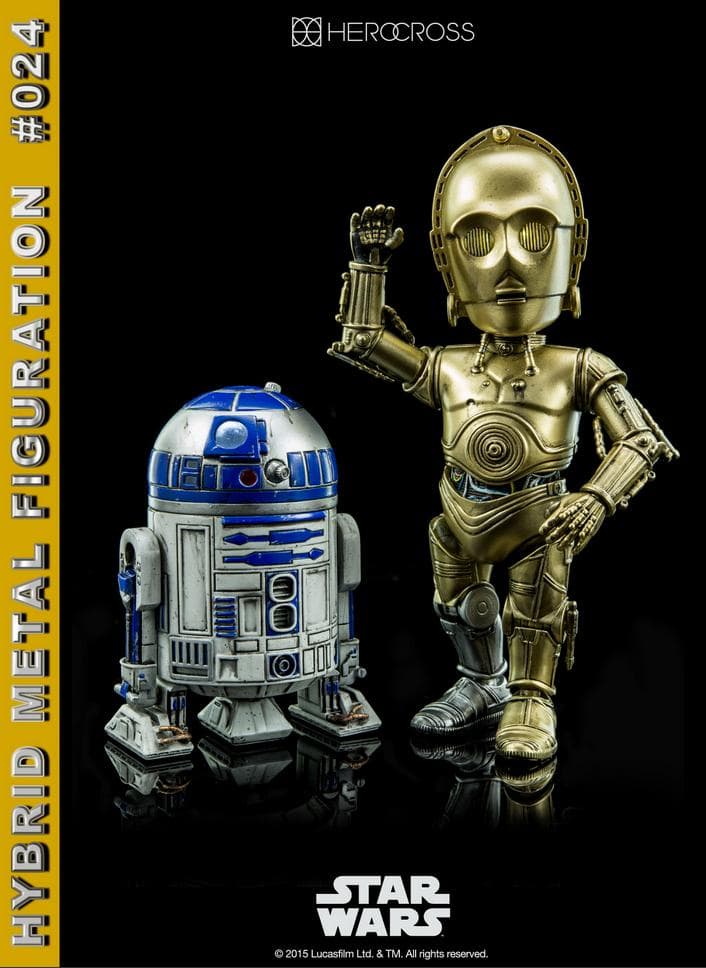 【HEROCROSS】スターウォーズ R2-D2 ＆ C-3PO HMF#024