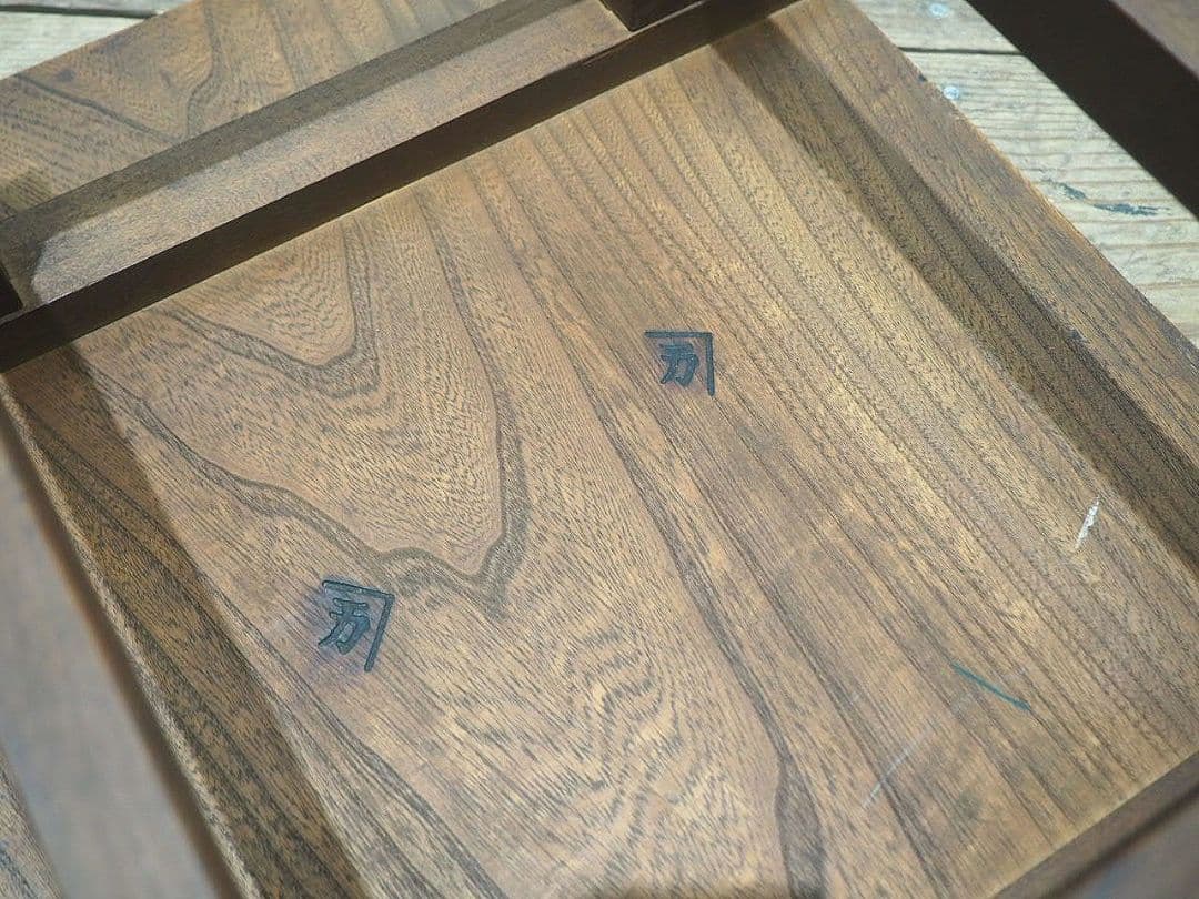 1363 アンティーク 欅のローテーブル 文机 ちゃぶ台 座卓 レトロ 古