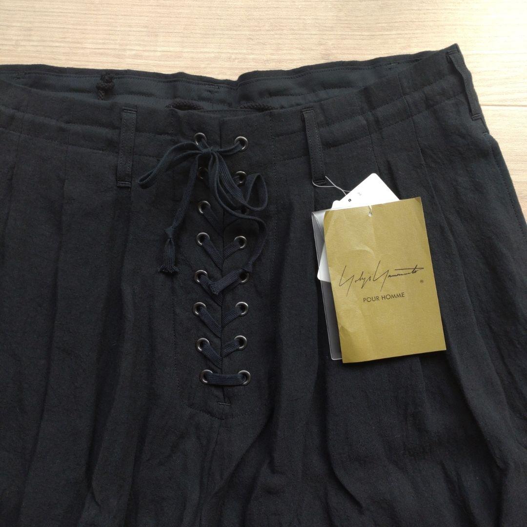 新品未使用】ヨウジヤマモトプールオム リンリネンパンツ Size2