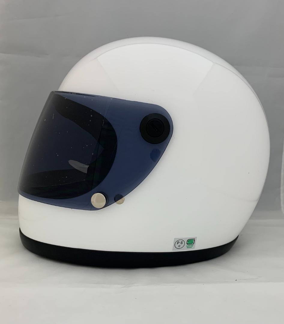 昭和レトロフルフェイス　ビンテージフルフェイス スモークシールド1枚セット族ヘル