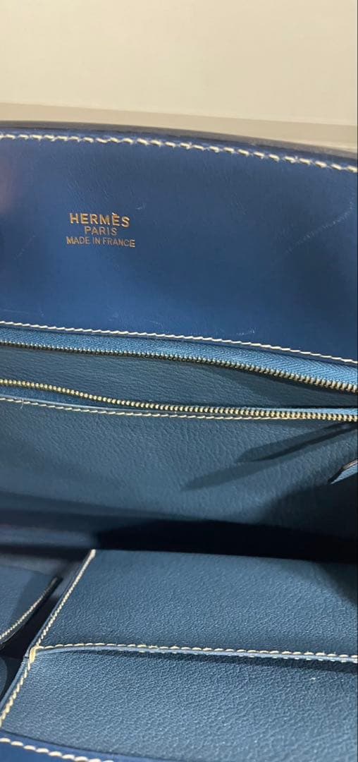 HERMES エルメス　ホワイトバスＧＭ　ビジネスバッグ