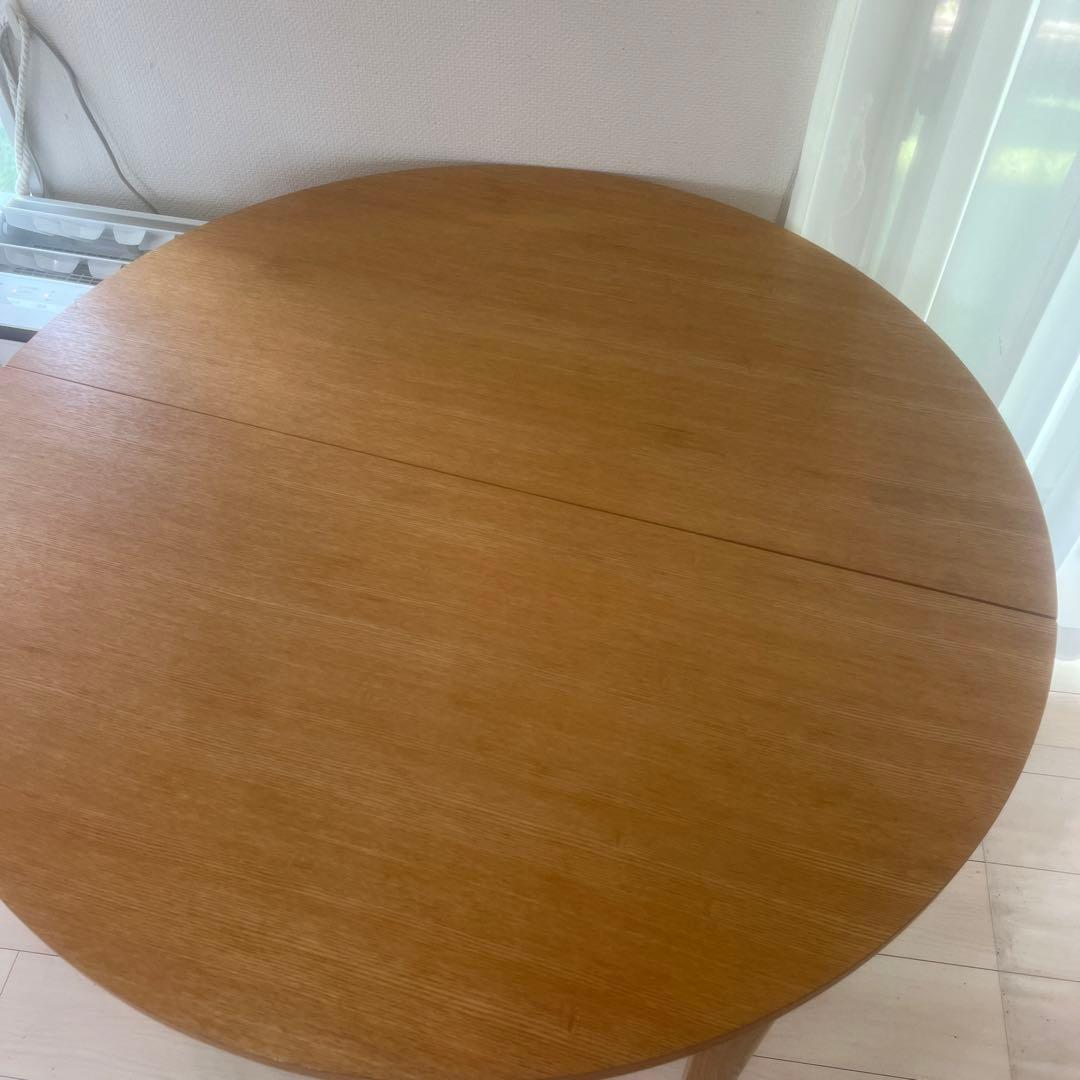 aoi222Francfranc エクステンションテーブル　円形