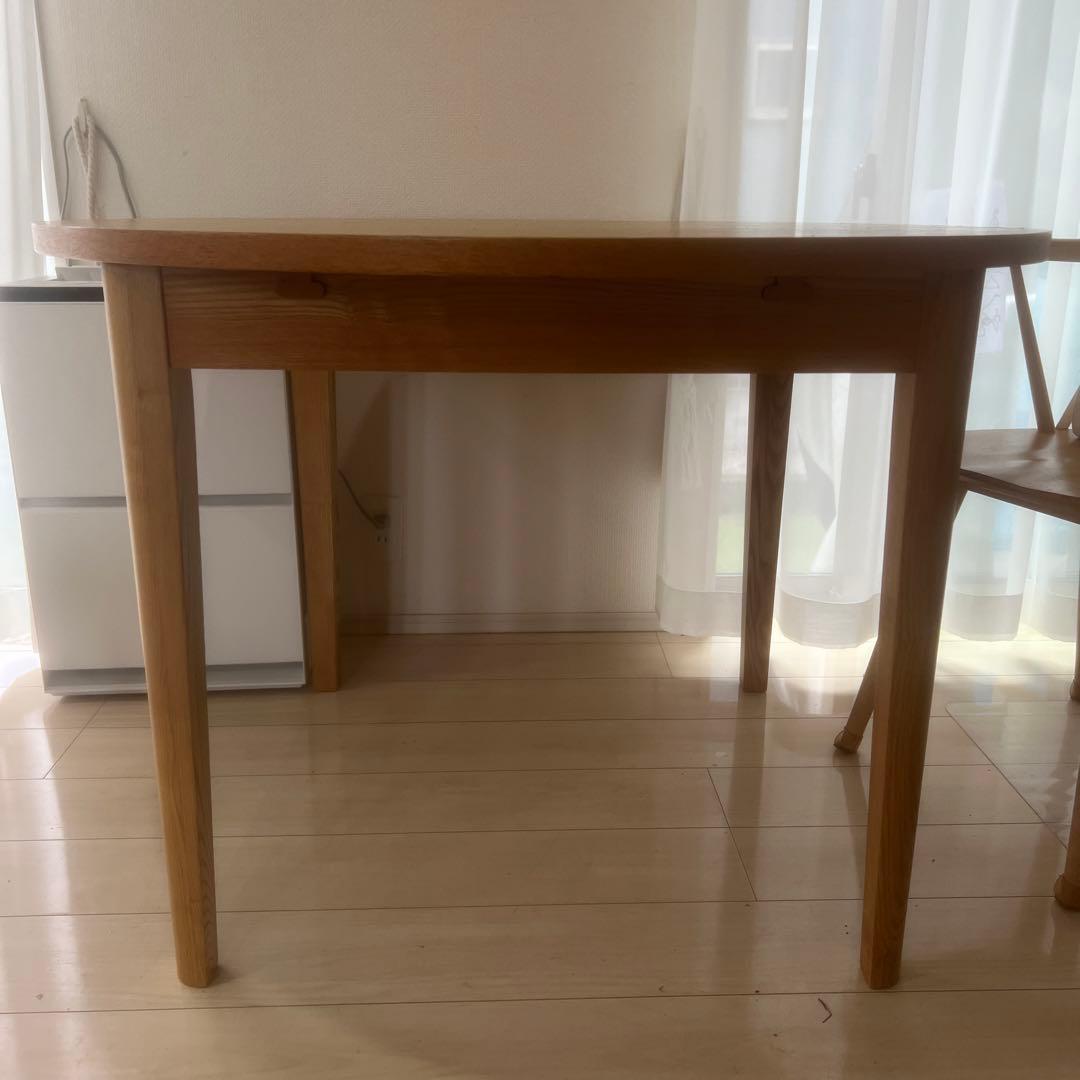 aoi222Francfranc エクステンションテーブル　円形