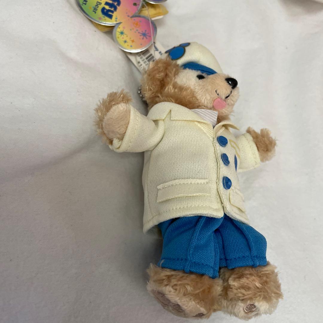 Duffy 美品 ダッフィー  車掌コス 25周年 ぬいば ぬいぐるみバッジ