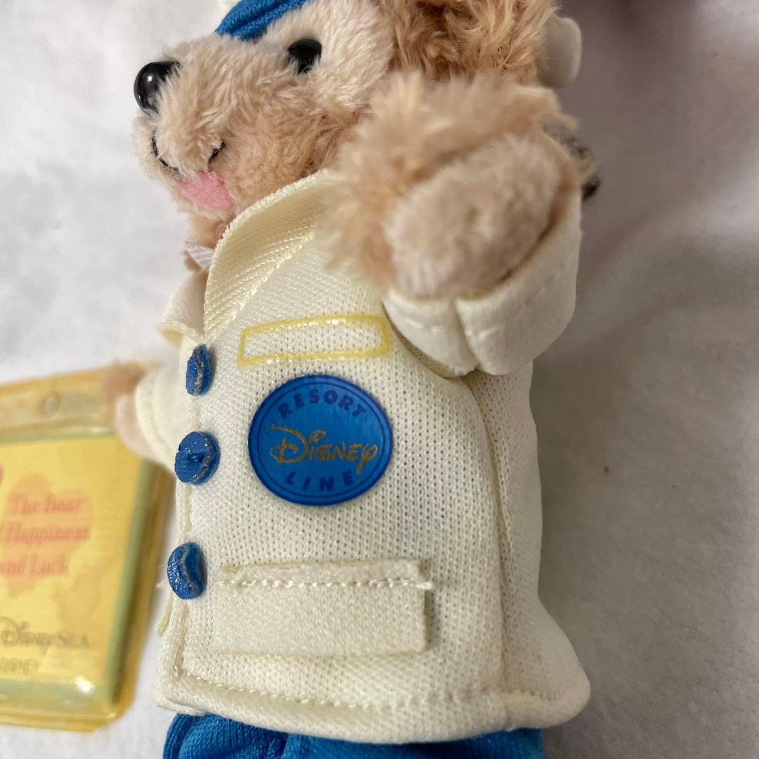 Duffy 美品 ダッフィー  車掌コス 25周年 ぬいば ぬいぐるみバッジ