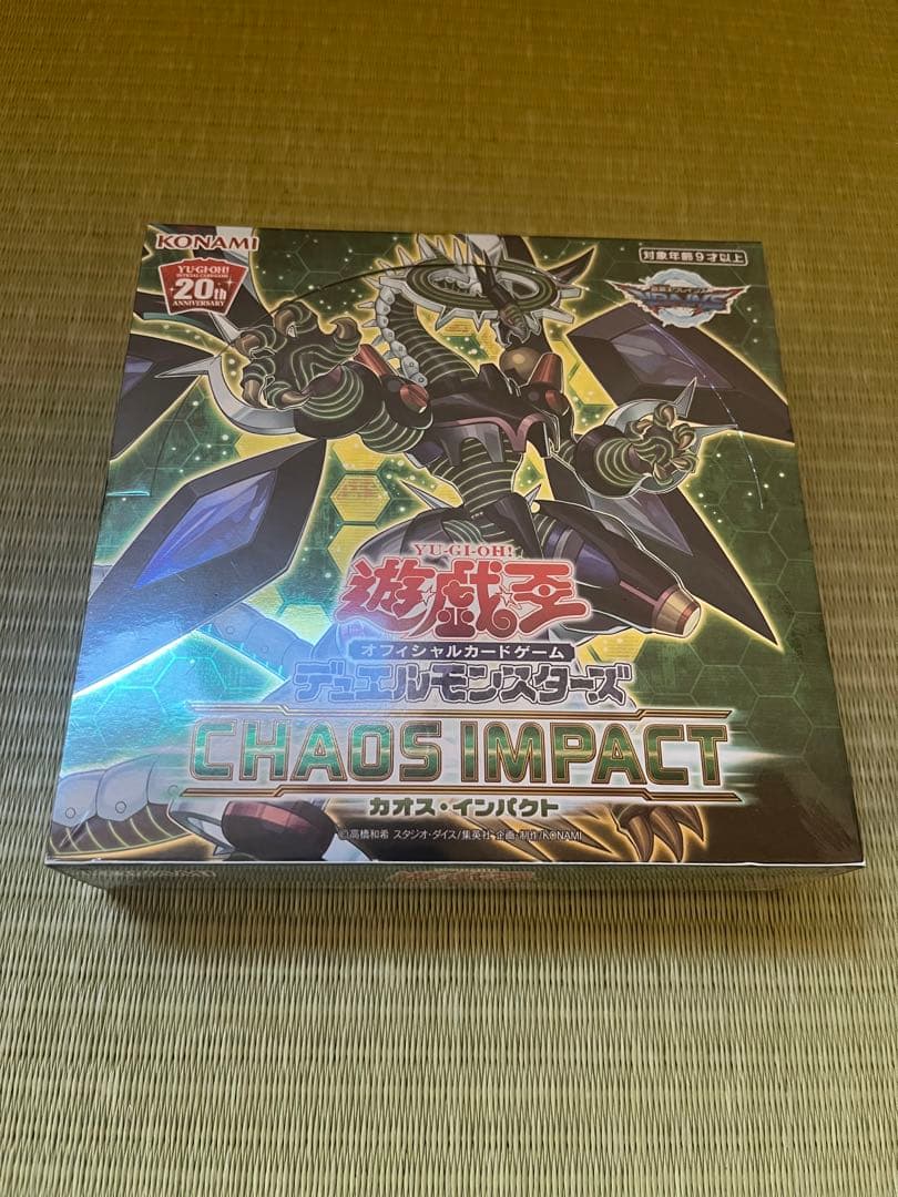 絶版BOX】遊戯王 カオスインパクト CHAOS IMPACT シュリンク付き