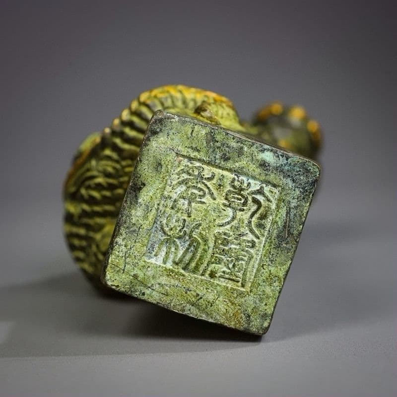 銅制 鎮水獣麒麟 鎮宅 辟邪 開運 風水 招財 卓上 装飾品 置物 工芸品