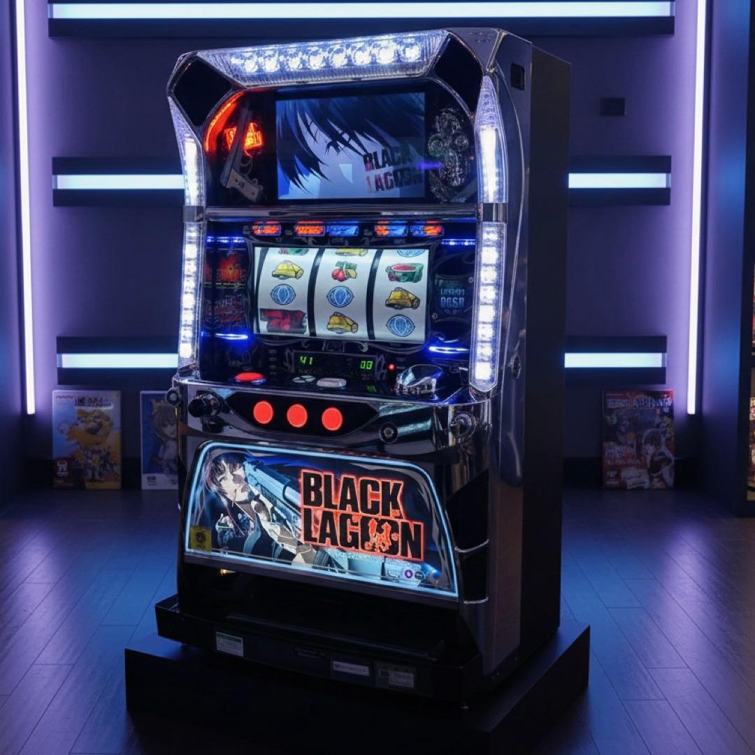 初代ブラックラグーン スロット実機 メダル不要機搭載 - メルカリ