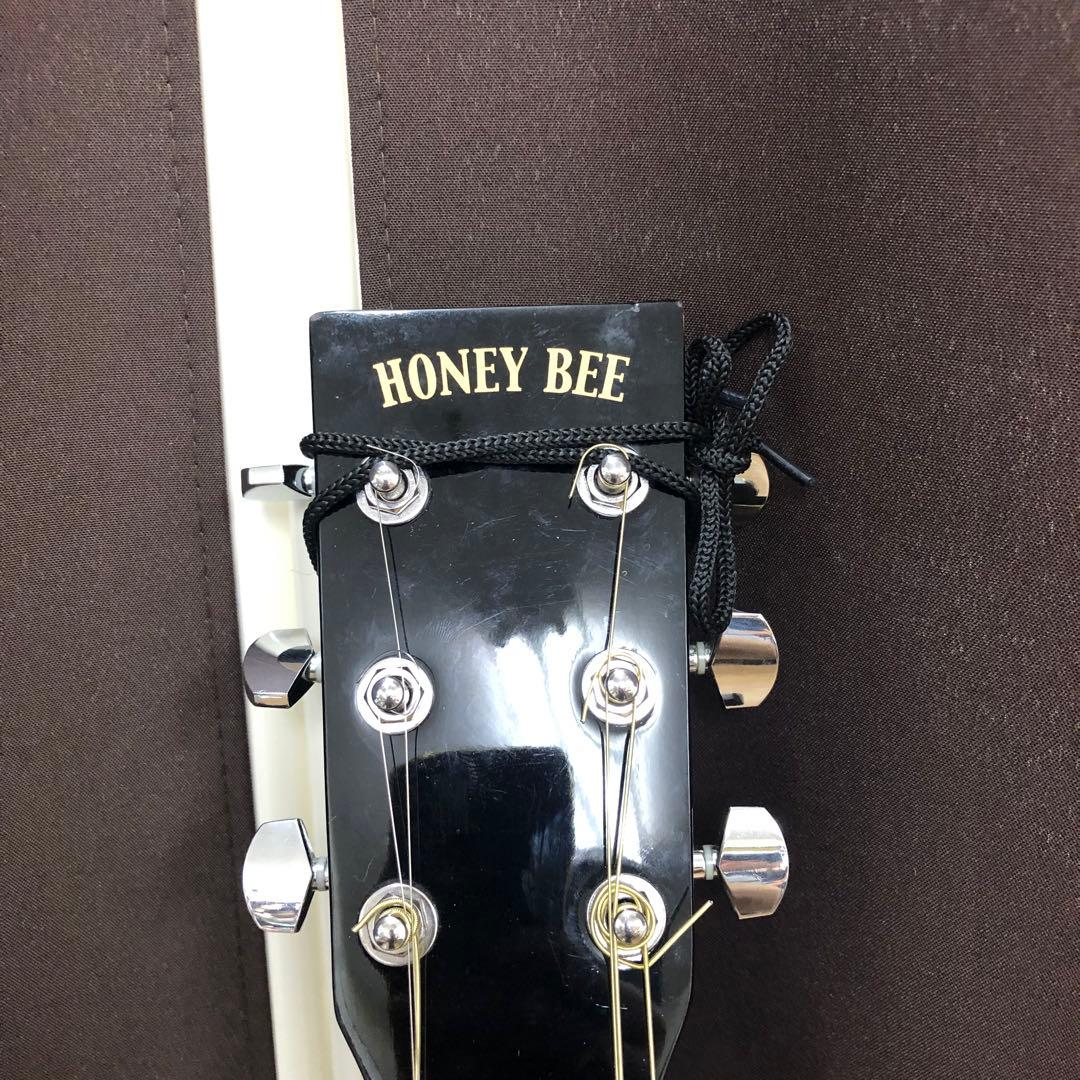 HONEY BEE アコースティックギター ブラック 保管カバー付