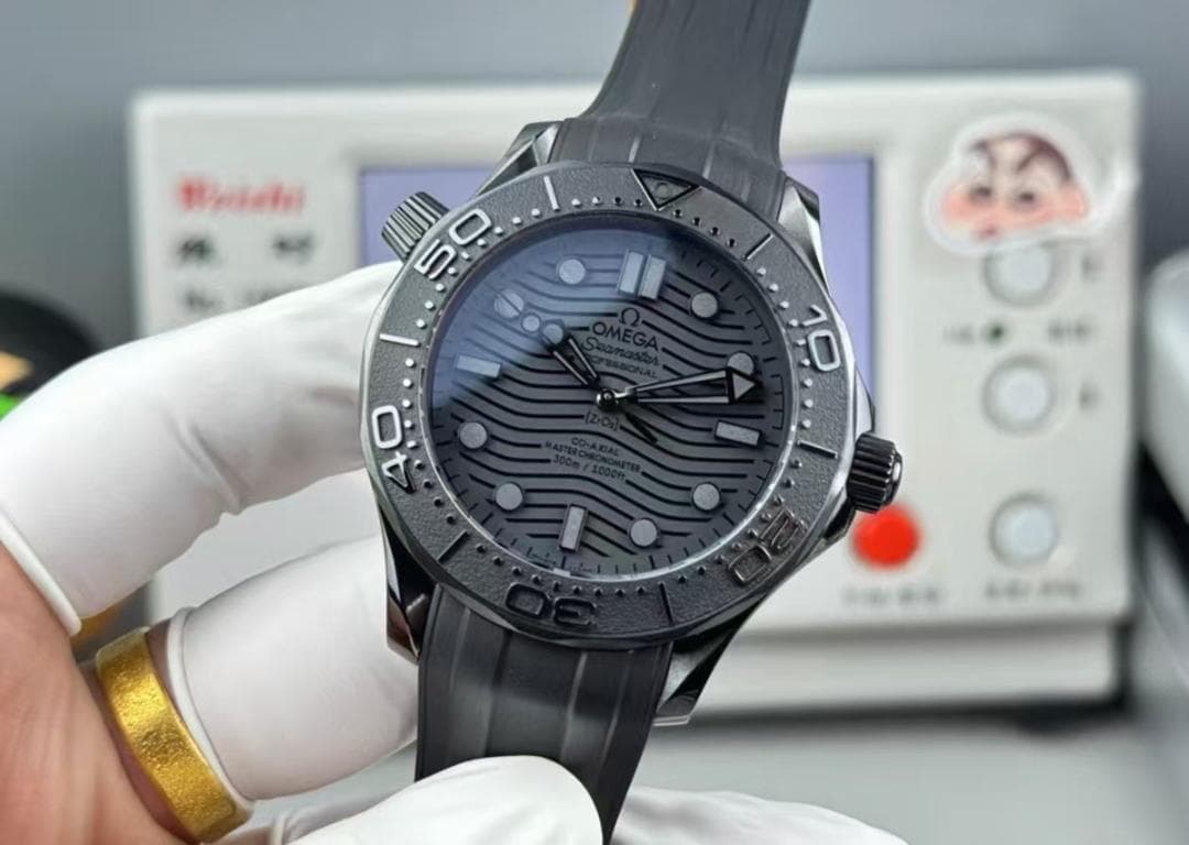 シーマスター コーアクシャル マスタークロノ ブラック 腕時計