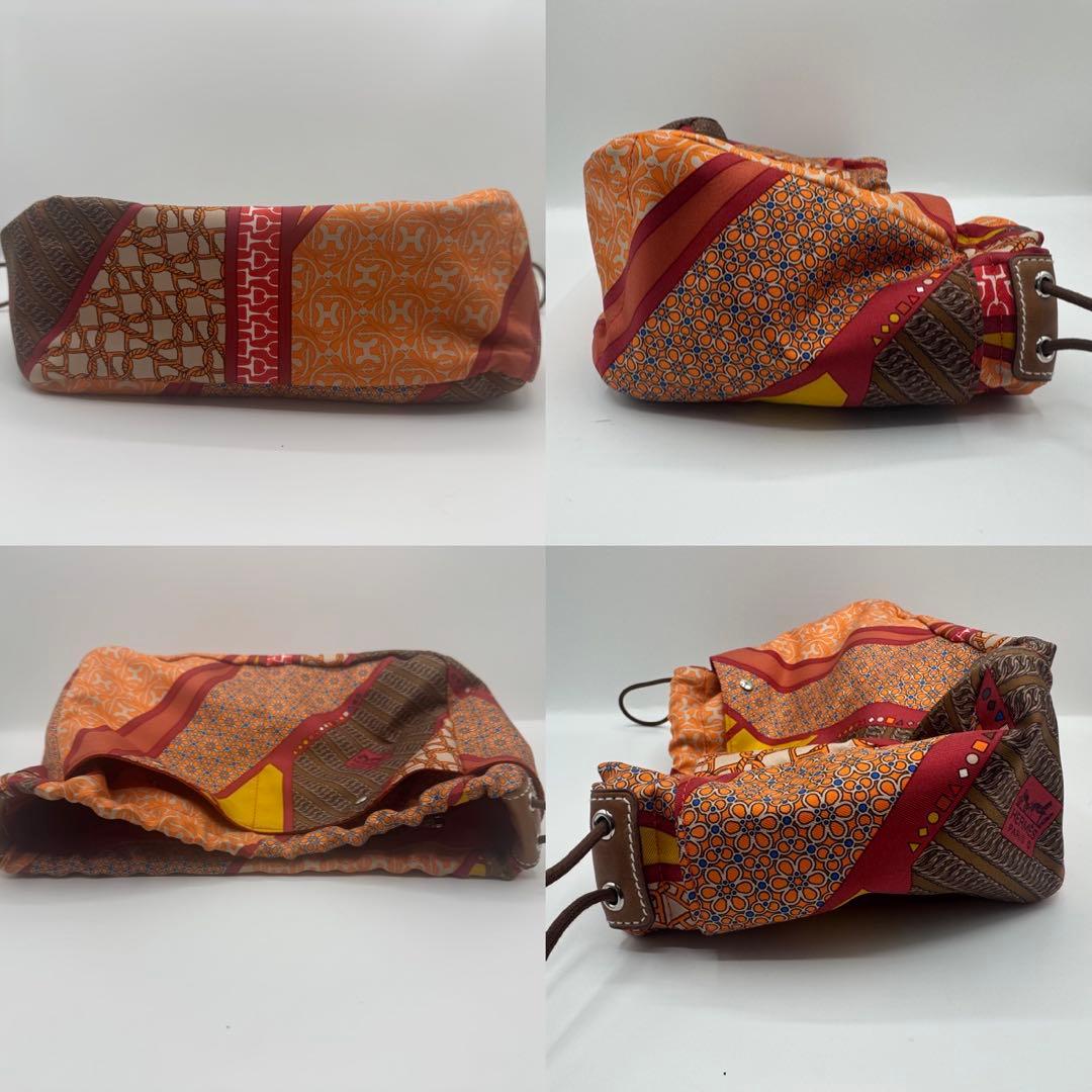 【美品】　エルメス　フールビ　ポーチ　オレンジ