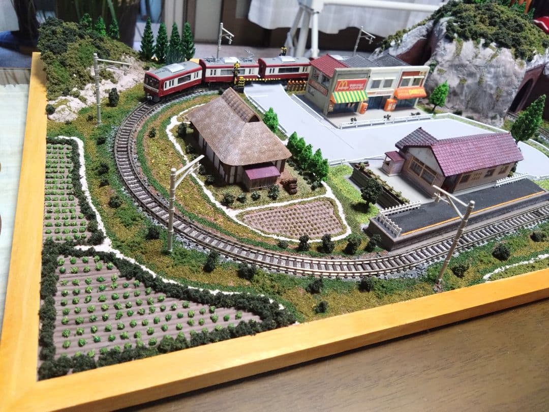 Nゲージ 鉄道模型ジオラマ　A2サイズ