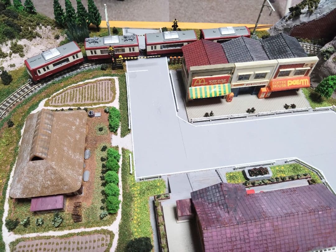 Nゲージ 鉄道模型ジオラマ　A2サイズ