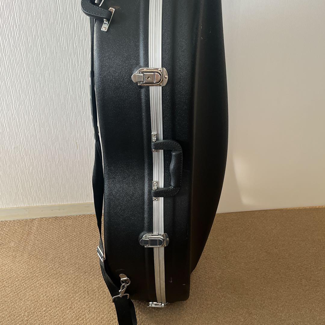 チェロケース キャスター付きハードケース ブラック