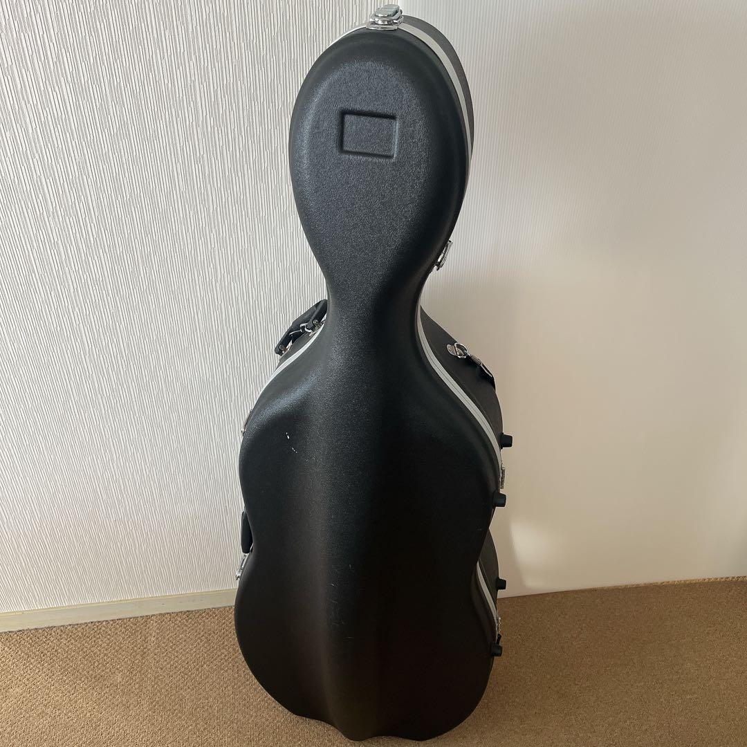 チェロケース キャスター付きハードケース ブラック