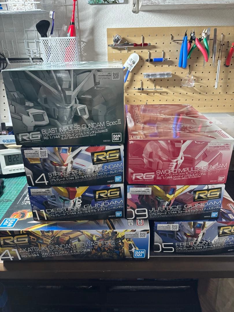 ガンプラ　まとめ売り　rg7体セット ガンプラまとめ売り RG HG 6点セット