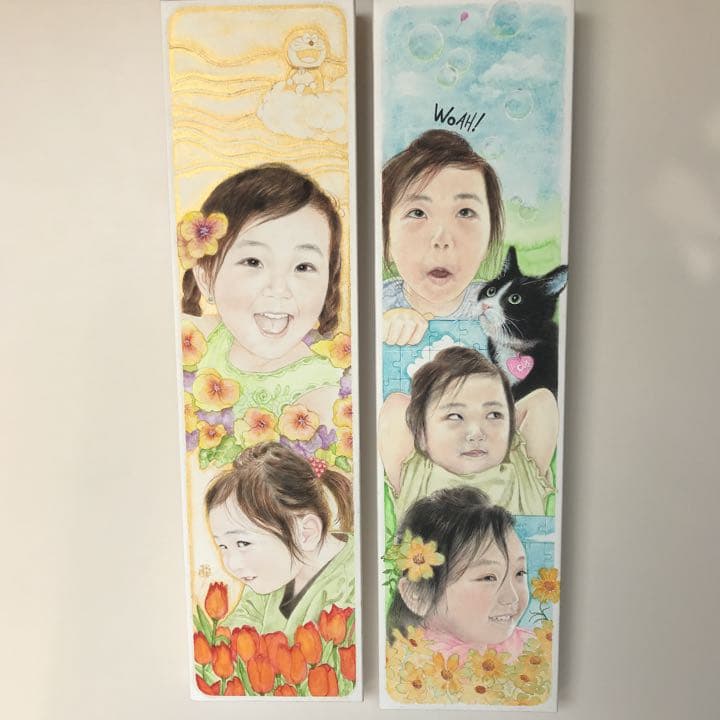 オーダー】似顔絵 ペット リアルポートレイト