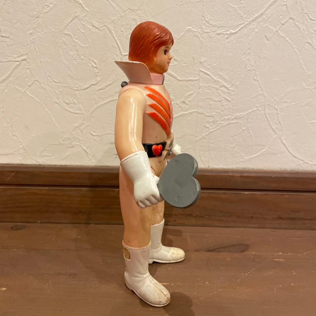 s*e様 旧バンダイ 面替えソフビ モモレンジャー 当時物