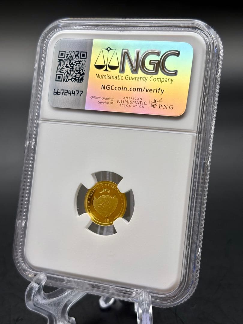 2025年 パラオ 四つ葉のクローバー 1$金貨