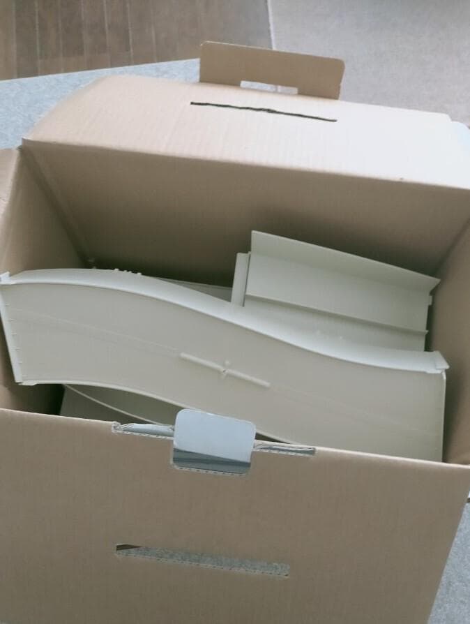 （希少・・当時物）　（完品・組立可）楽しいトレイン 立体レーンチェンジコース