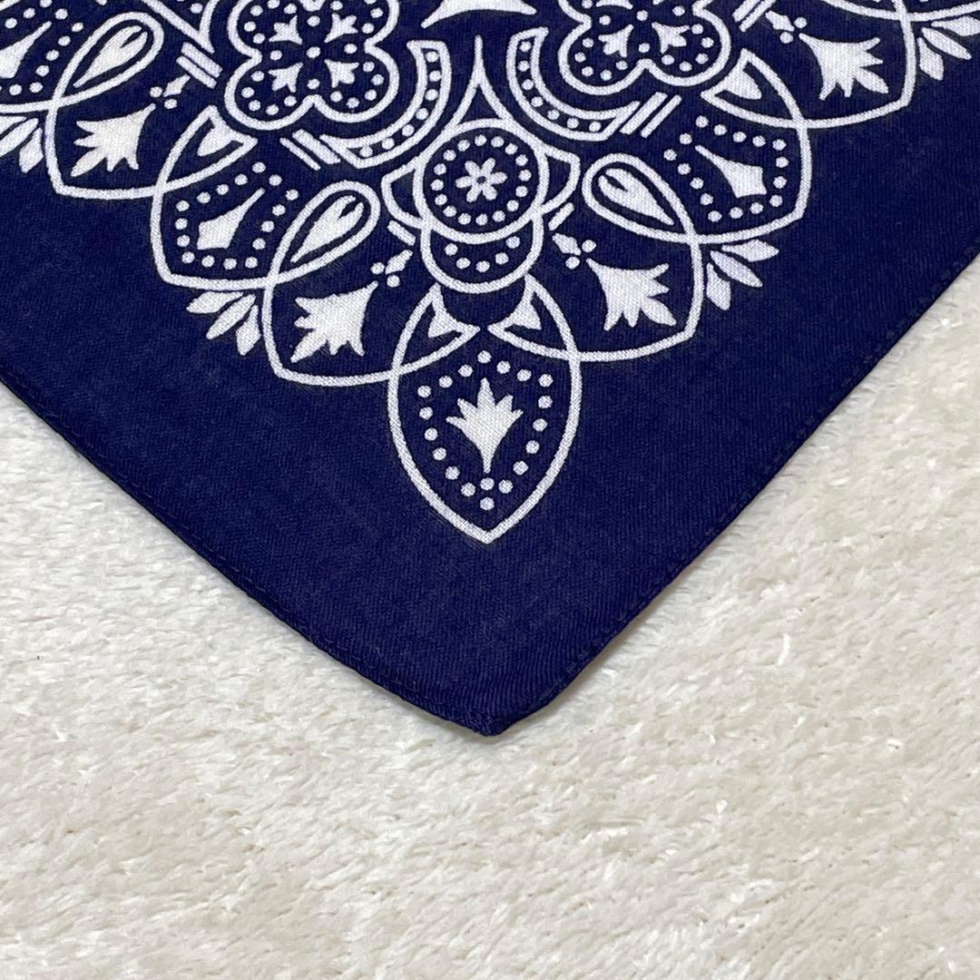 60sショベル アイアンクロス RN14193 ネイビー ヴィンテージ バンダナ