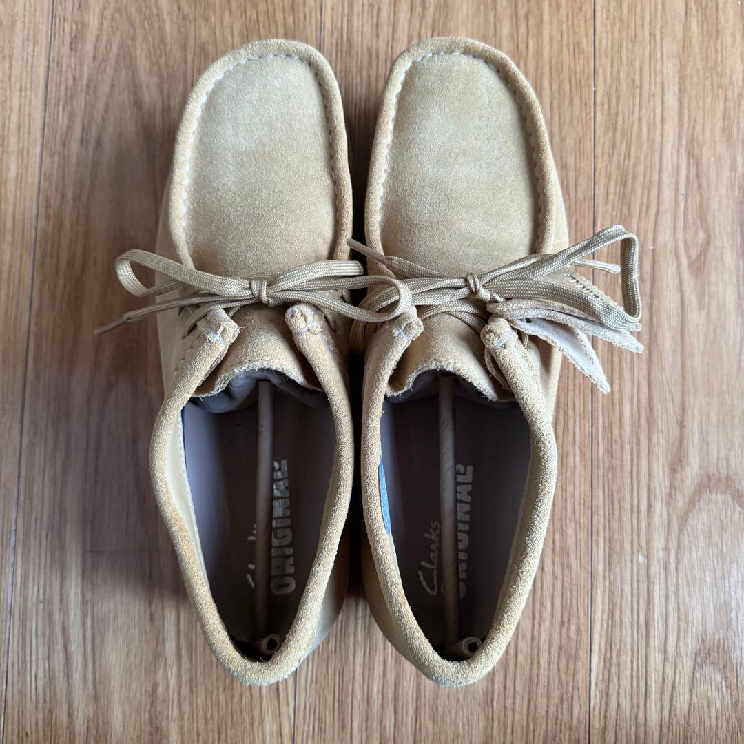 【最終値下げ】Clarks ワラビー GORE-TEX モカシン ベージュUK6