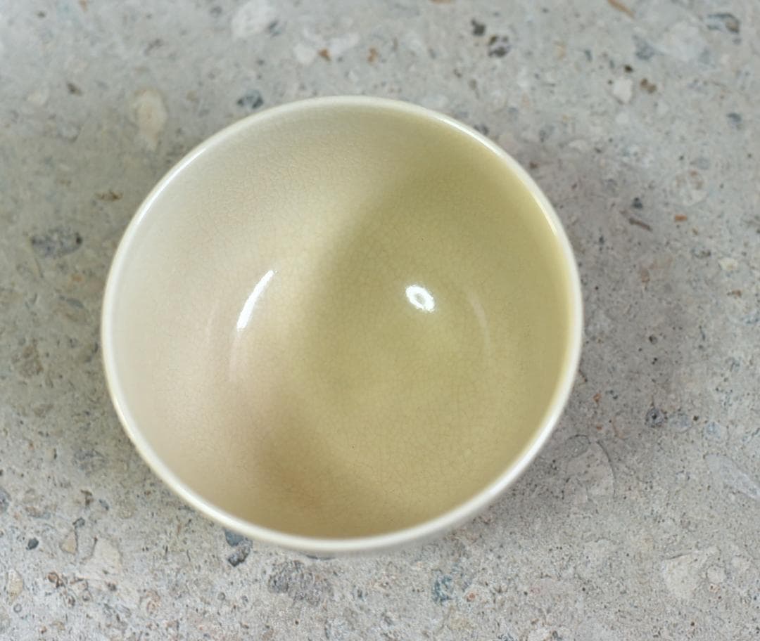 平安栗田焼佳山作 雛金彩文茶碗 共箱/お茶道具 - メルカリ