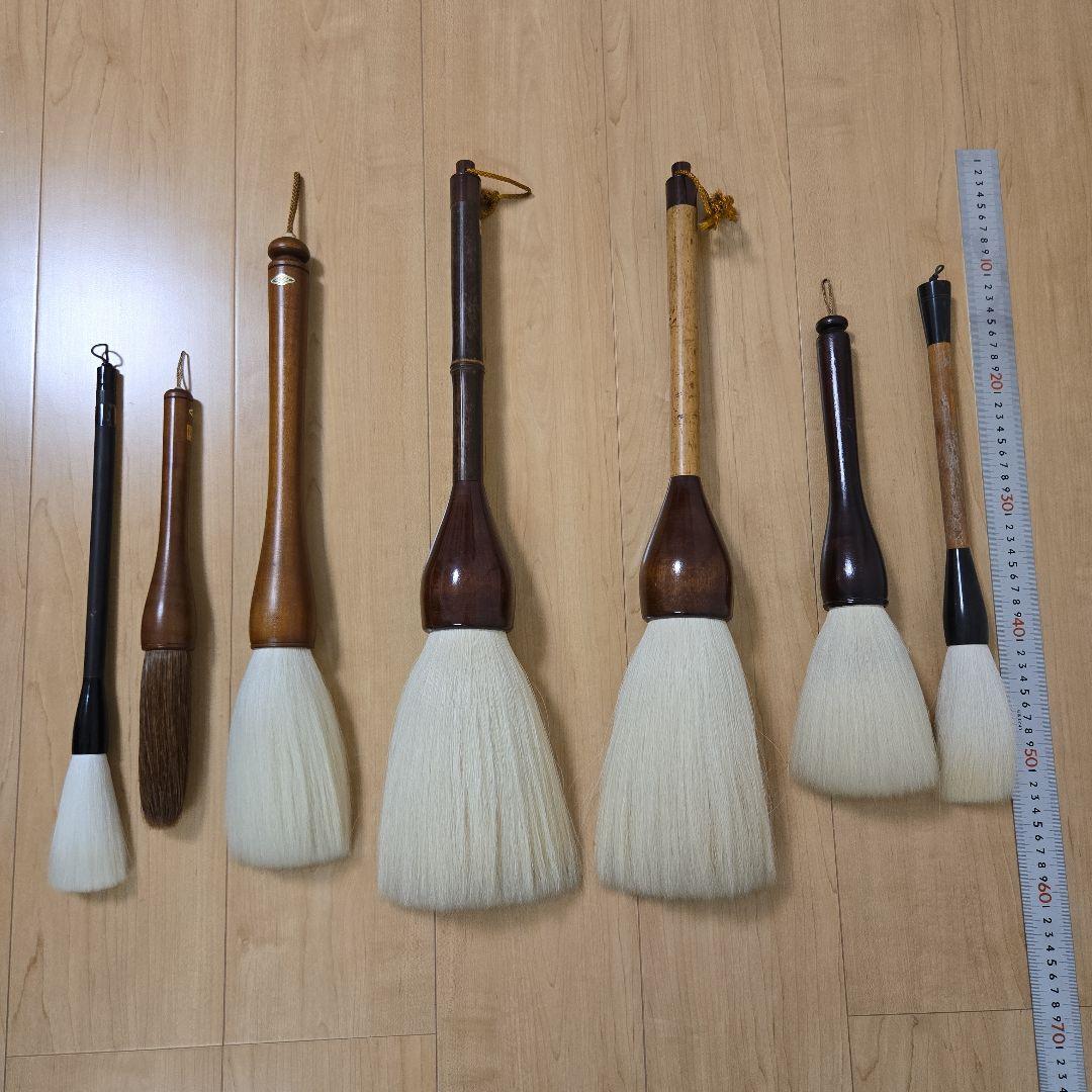 書道筆 大筆 習字 毛筆 6本+1本 まとめ売り 書道筆 大筆 習字 毛筆 6本+1本 まとめ売り