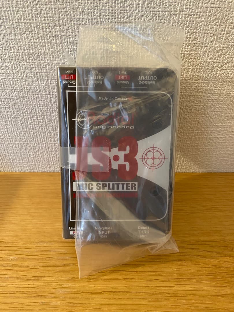 【新品】Radial JS3 マイクスプリッター 未開封／国内正規