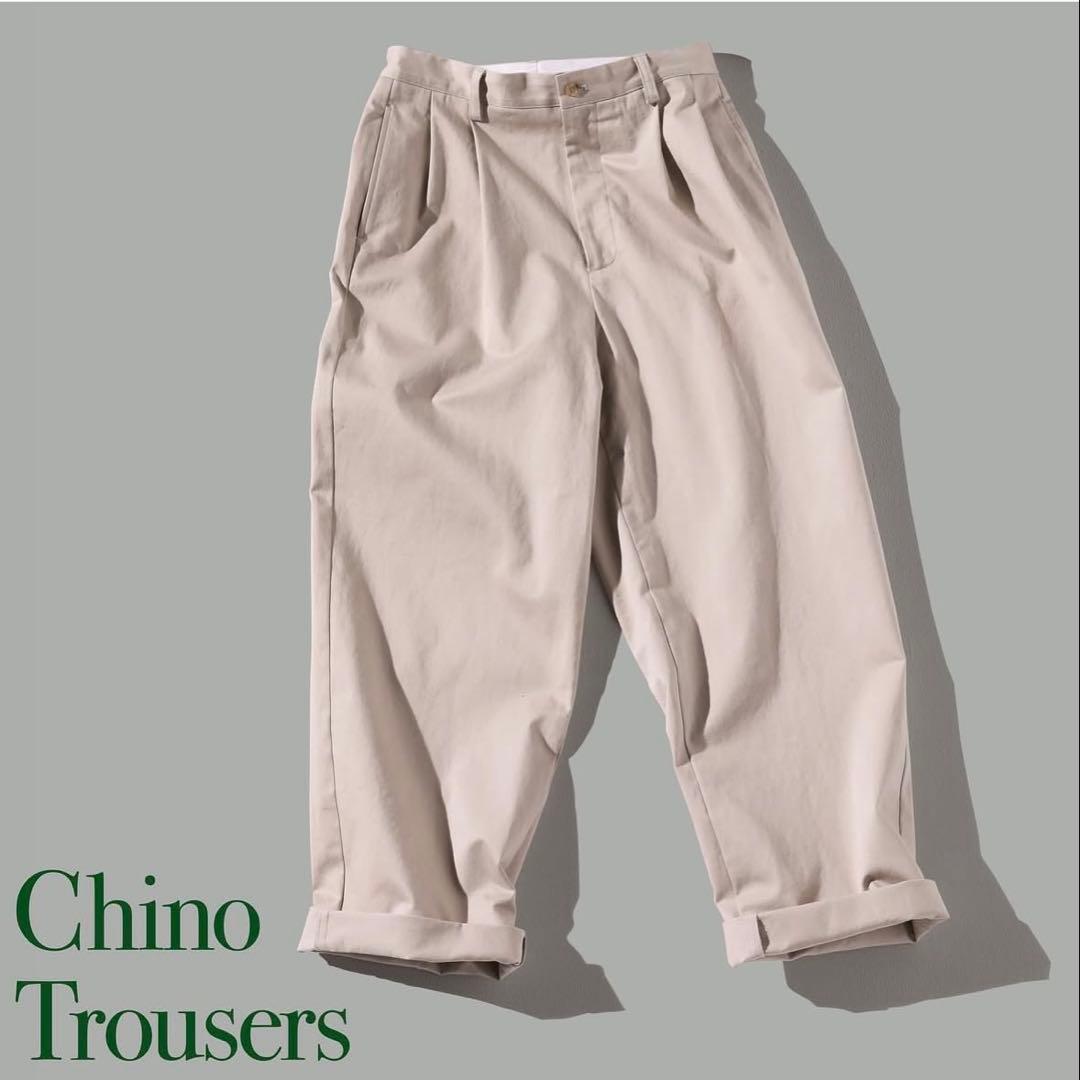 A.PRESSE Type.1 Chino Trousers 2 ecru A.PRESSE 