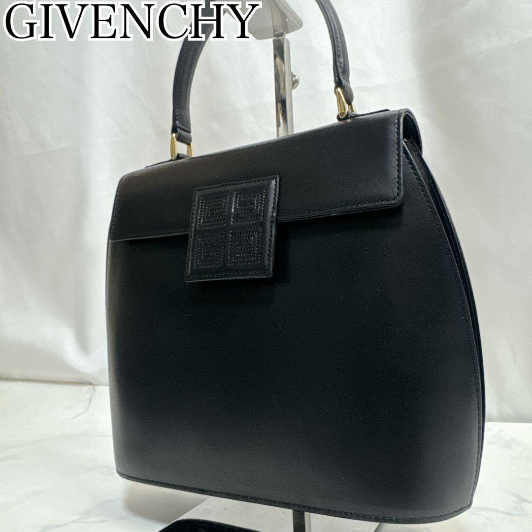✨美品✨GIVENCHY フォーマルバッグ 4Gロゴ 冠婚葬祭 レザー ブラック
