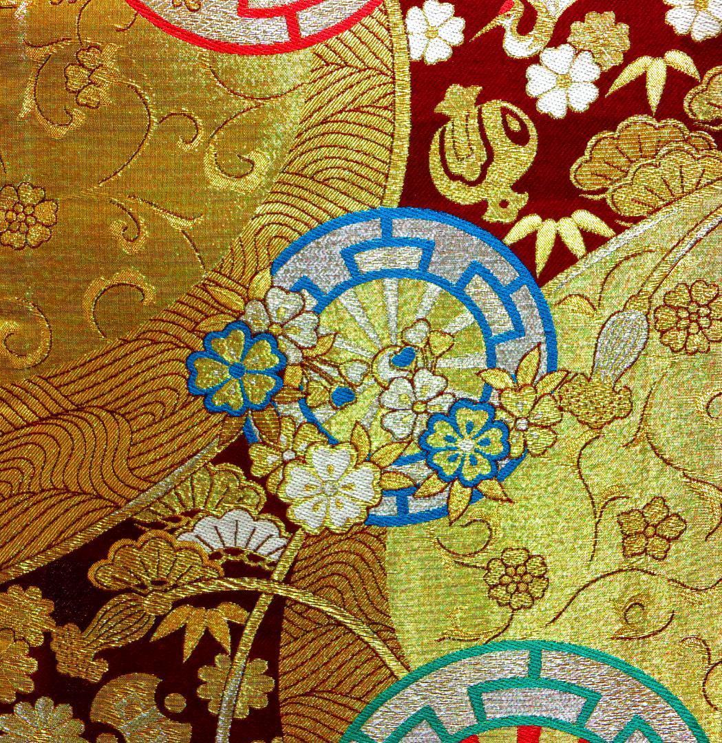 西陣袋帯【9188】新品 未仕立 正絹 高級西陣織 西陣袋帯【9182】新品未