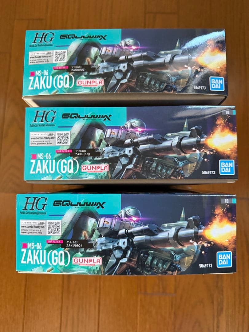 HG ザク GQ ジークアクス 3機セット HG ザク（GQ） レビュー【機動戦士