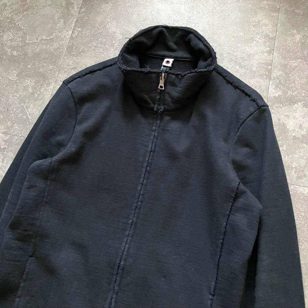 wjk stand track jacket black Y2K 裏毛 13ss