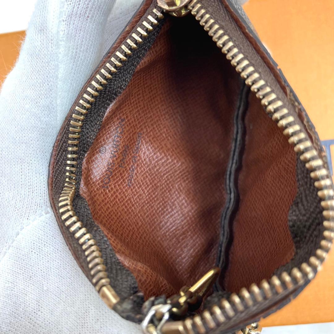 【美品】ルイヴィトン モノグラム ポシェットクレ ケース M62650