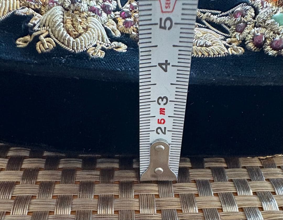 【美品】LUMY はしもと ルミー/ハンドバッグ ビーズバッグ パーティーバック