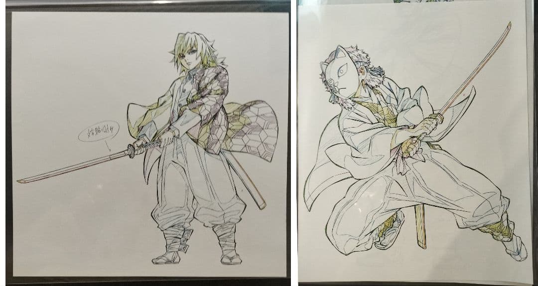 鬼滅の刃　ランチョンマット　ランチョンマットケース　複製原画　まとめ売り　凪