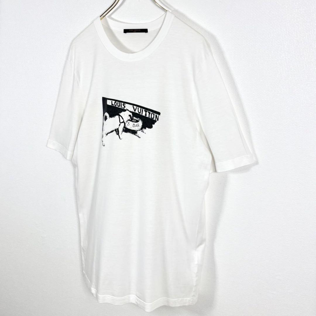 美品 LV ルイヴィトン グラフィックプリントTシャツ 