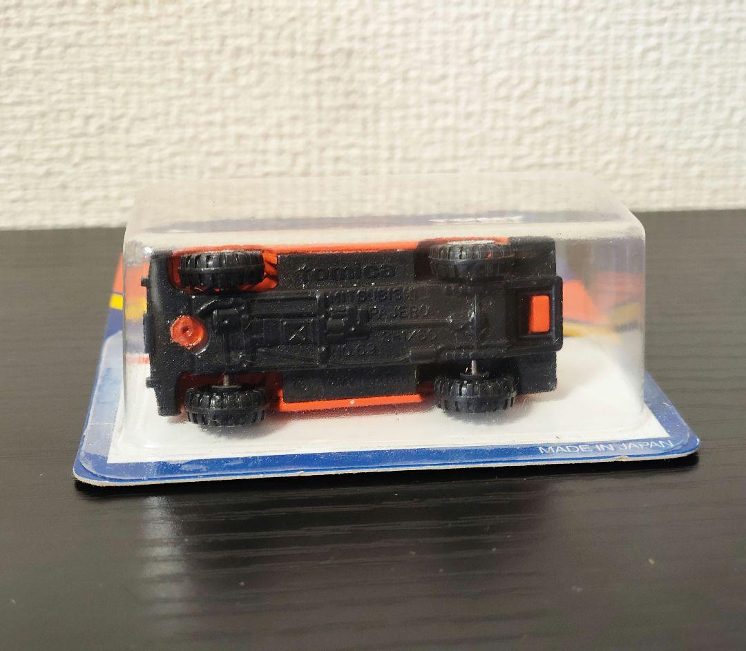 未開封　TOMICA　トミカ　三菱パジェロ　オレンジ　ブリスターパック