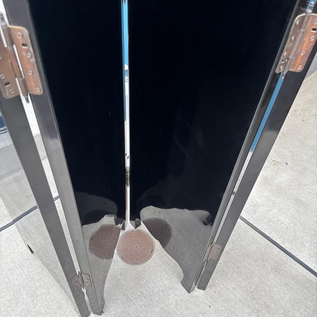 40) [美しい] スクリーン パーテショ衝立 屏風 美術 屏風 鶴 螺鈿細工