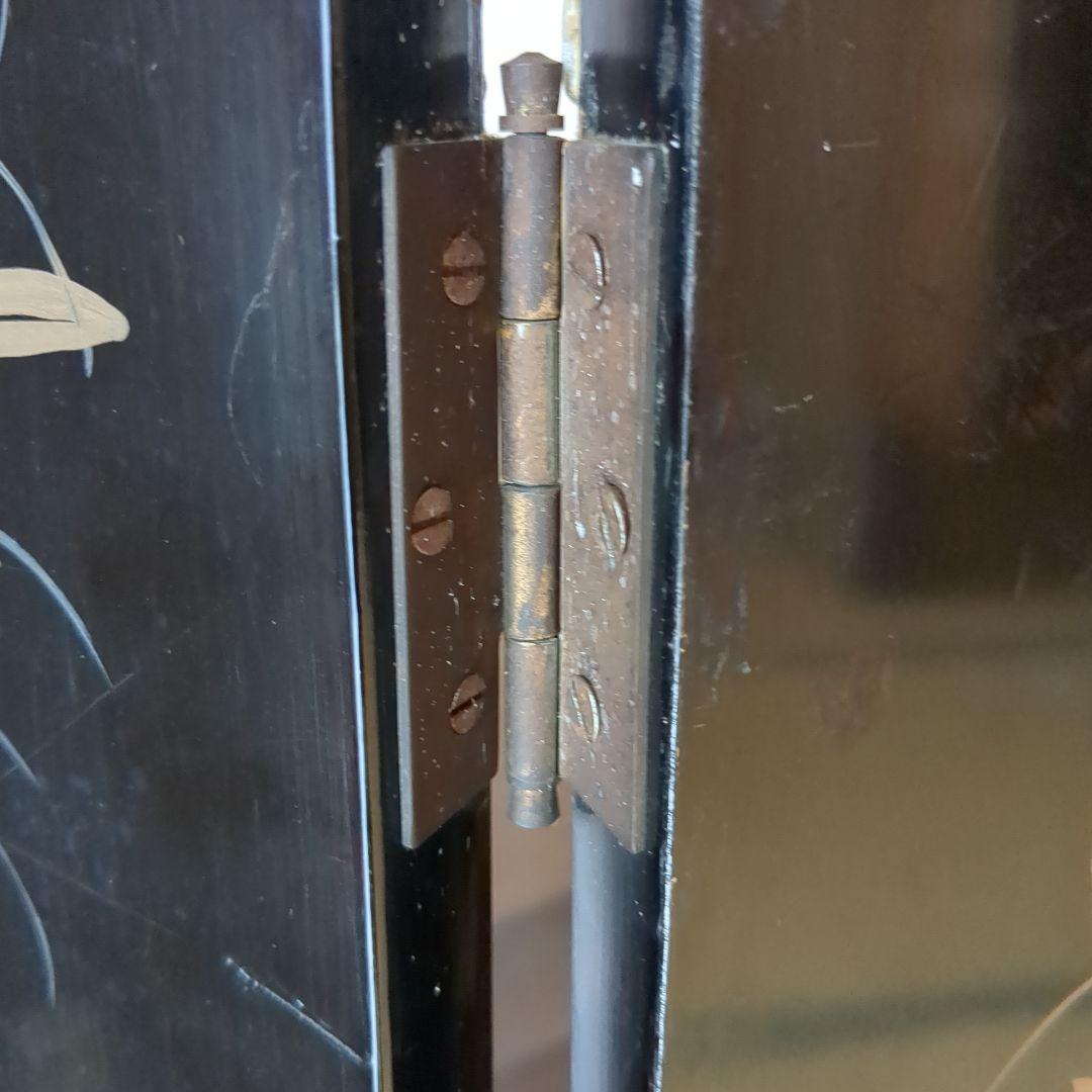 中国美術の螺鈿細工、 4つ折り衝立