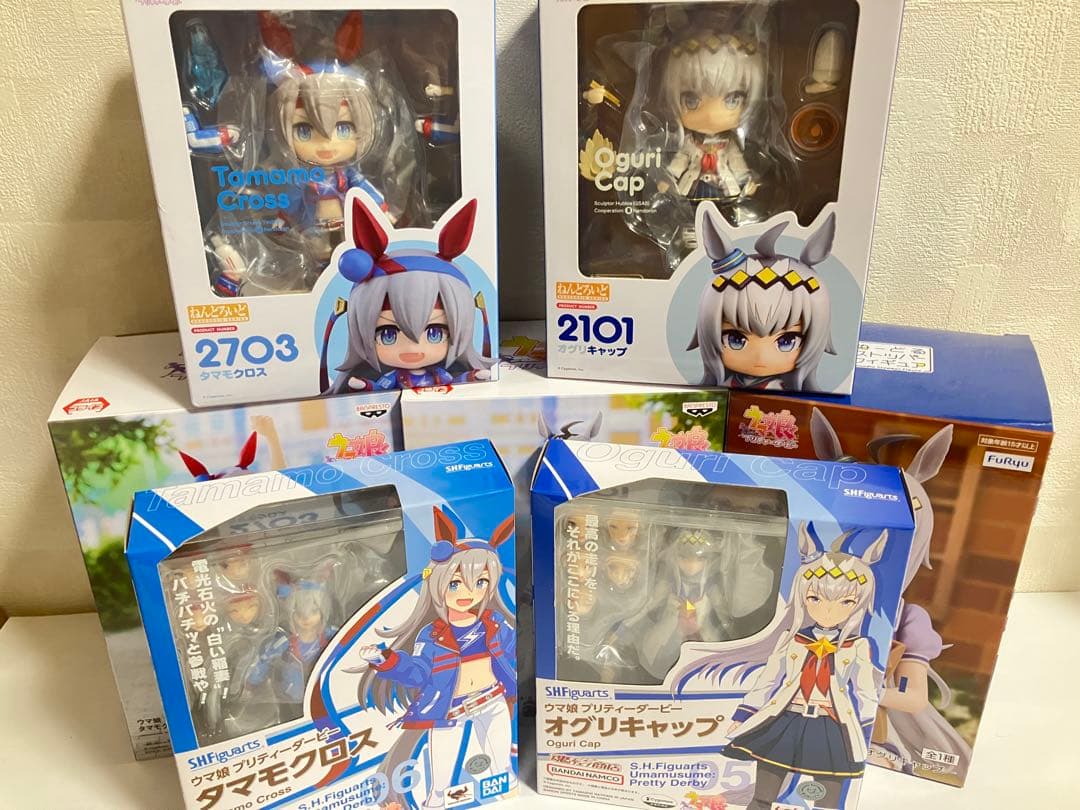 オグリキャップ　タマモクロス　フィギュアセット