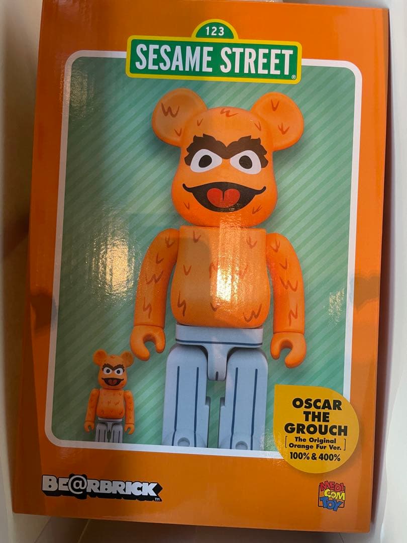 BE@RBRICK OSCAR THE GROUCH オレンジ バード